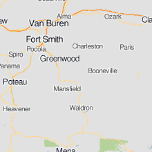Arkansas Map Fort Smith